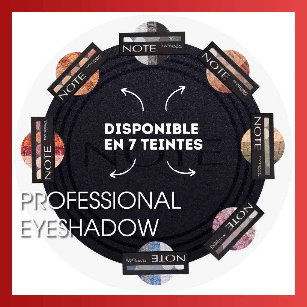 Professional Eyeshadow NOTE Cosmétique fard à paupieres 