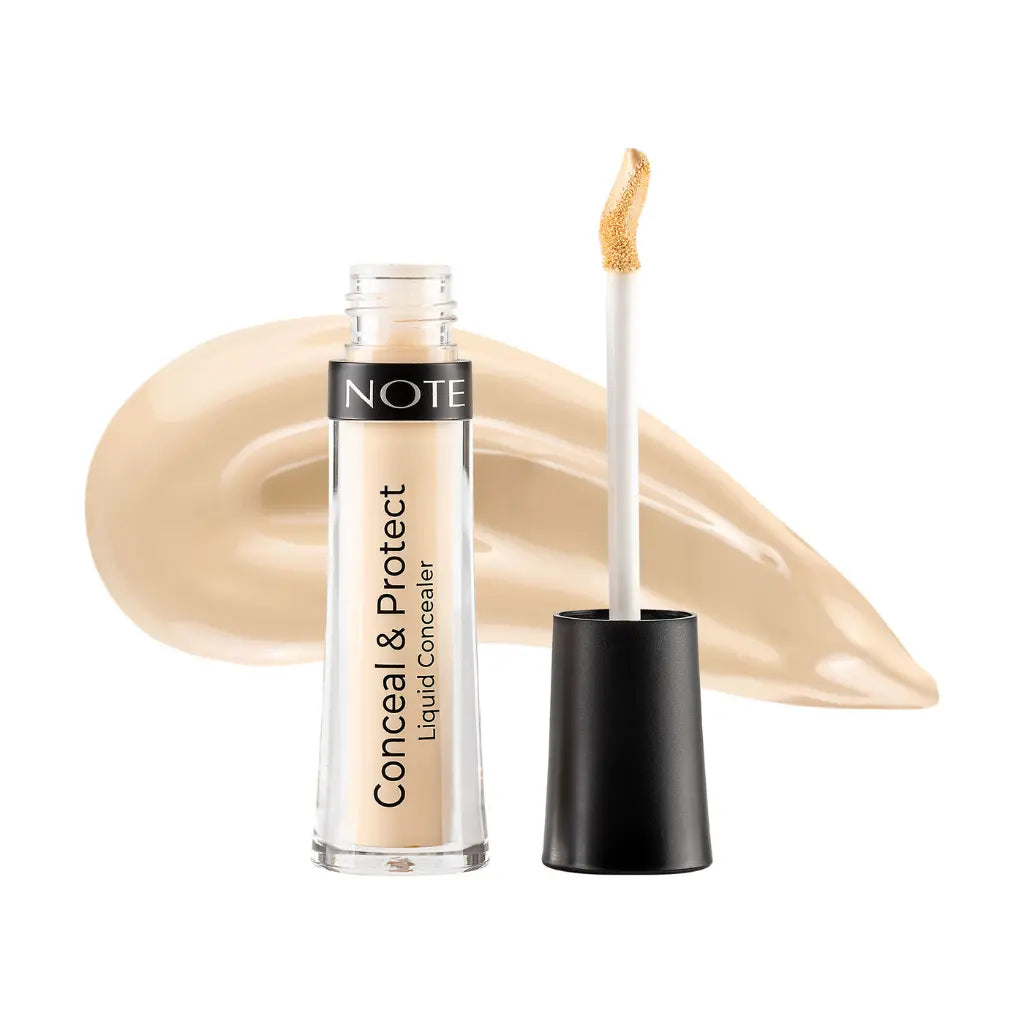 Conceal And Protect concealer anti cernes, maquillage pour femme NOTE Cosmétique Light Sand 