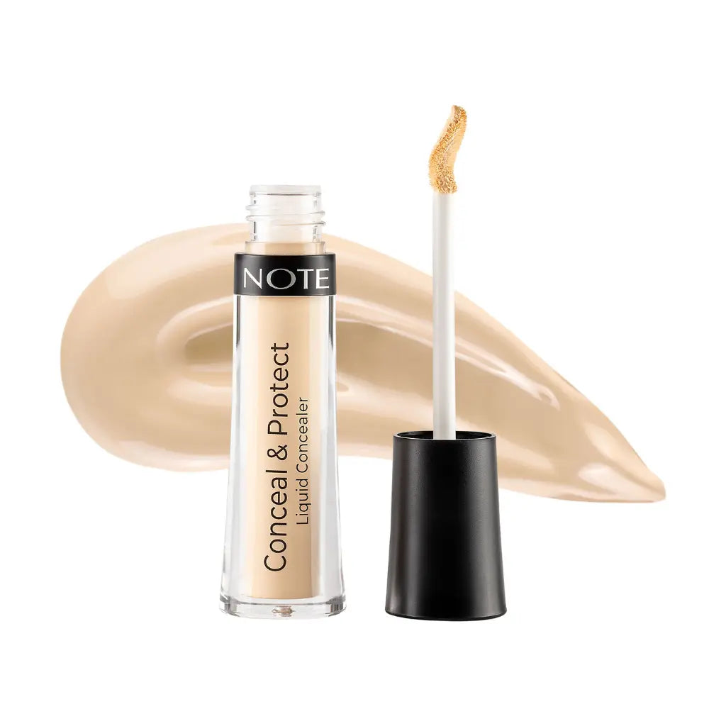 Conceal And Protect concealer anti cernes, maquillage pour femme NOTE Cosmétique Sand