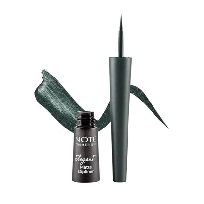 Maquillage femme Note Cosmétique Eyeliner liquide Elegant Matte Dipliner Vert
