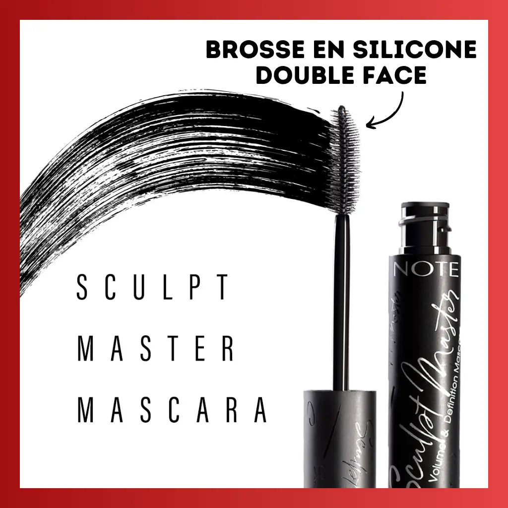 Sculpt master Mascara NOTE Cosmétique brosse en silicone double face
